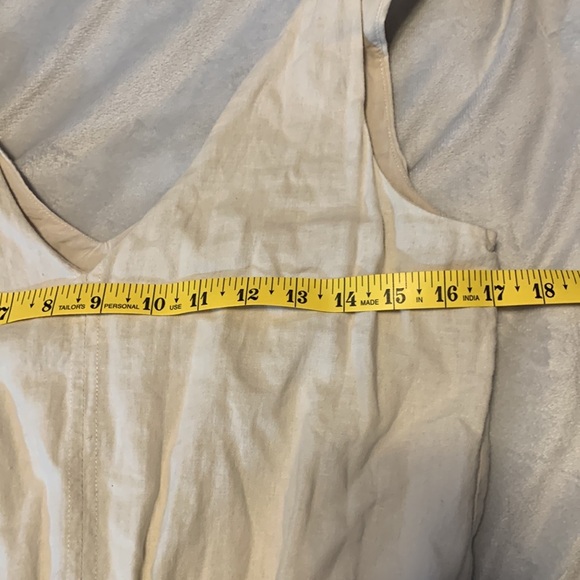 Women's Cream Jumpsuit - Picture 10 of 15